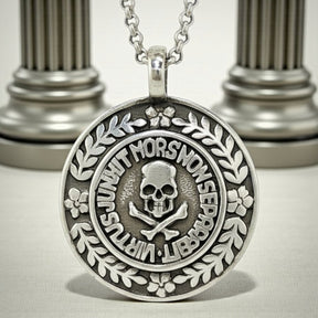 Masonic Virtus Junxit Pendant 4 X 3 Cm In Silver 12 Gr Art 303 - Bricks Masons