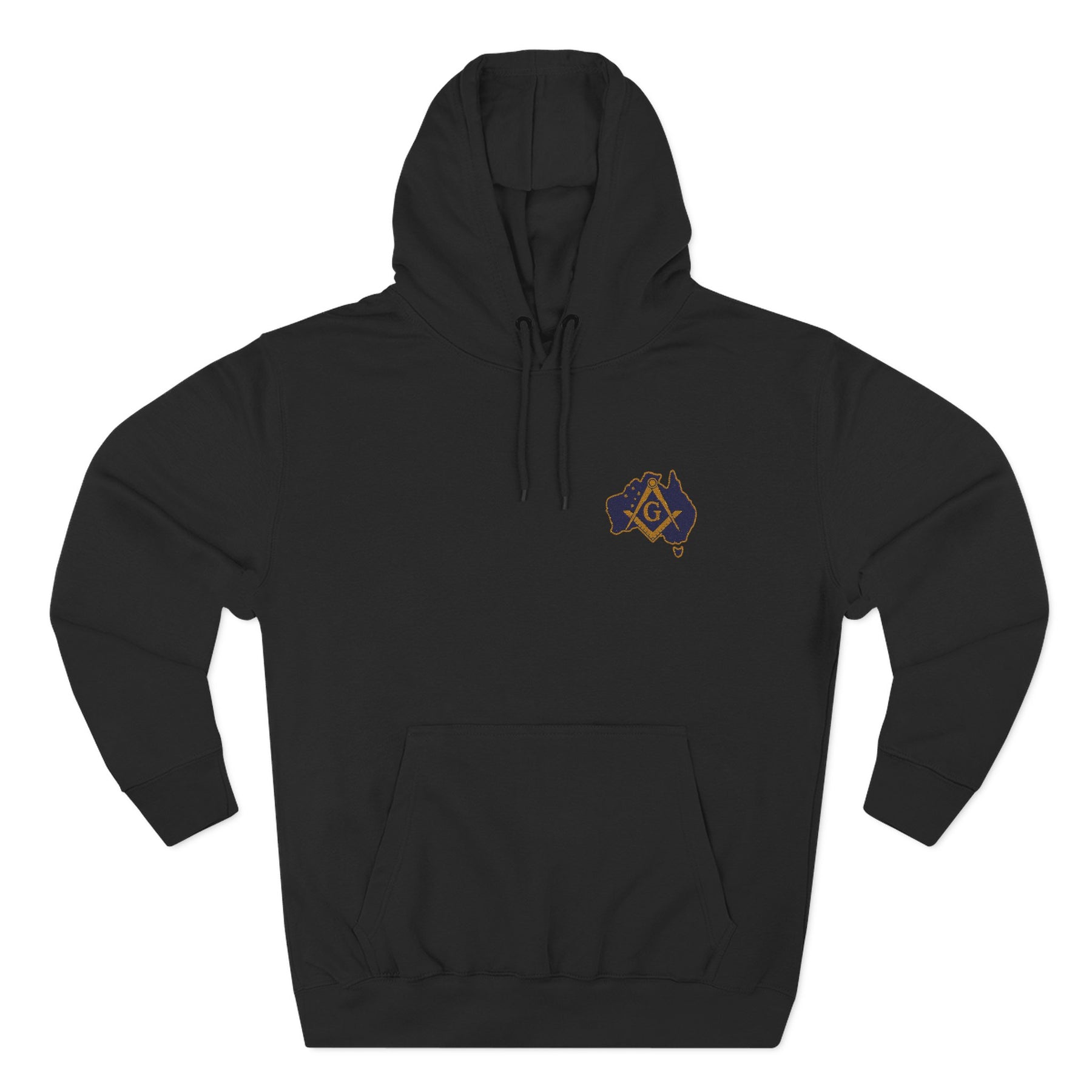 Master Mason Blue Lodge Australia Jurisdiction Hoodie - Signature Front Detail - Bricks Masons