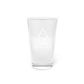 32nd Degree Scottish Rite Pint Glass - 16oz - Bricks Masons