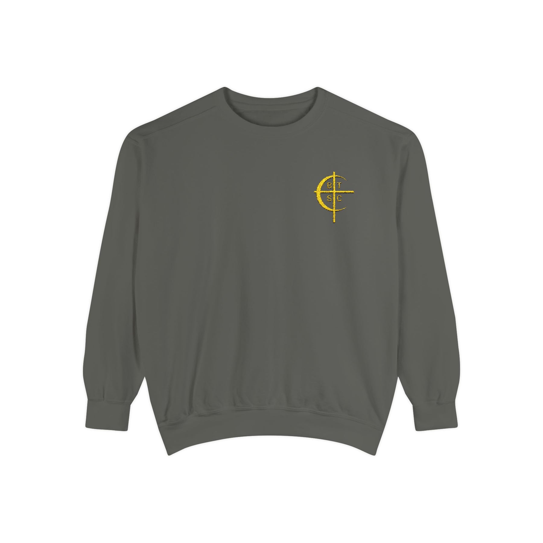 Council of Crusaders Sweatshirt - Embroidered Crusader Cross Chest Crest - Bricks Masons