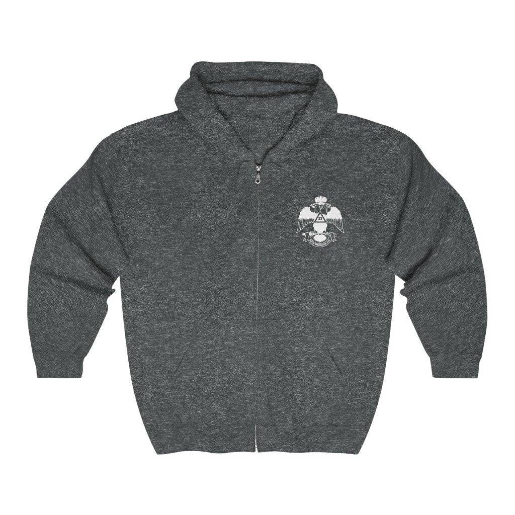 33rd Degree Scottish Rite Hoodie - Wings Down Various Colors - Bricks Masons