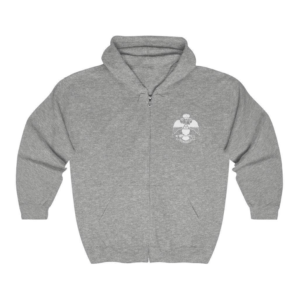 33rd Degree Scottish Rite Hoodie - Wings Down Various Colors - Bricks Masons