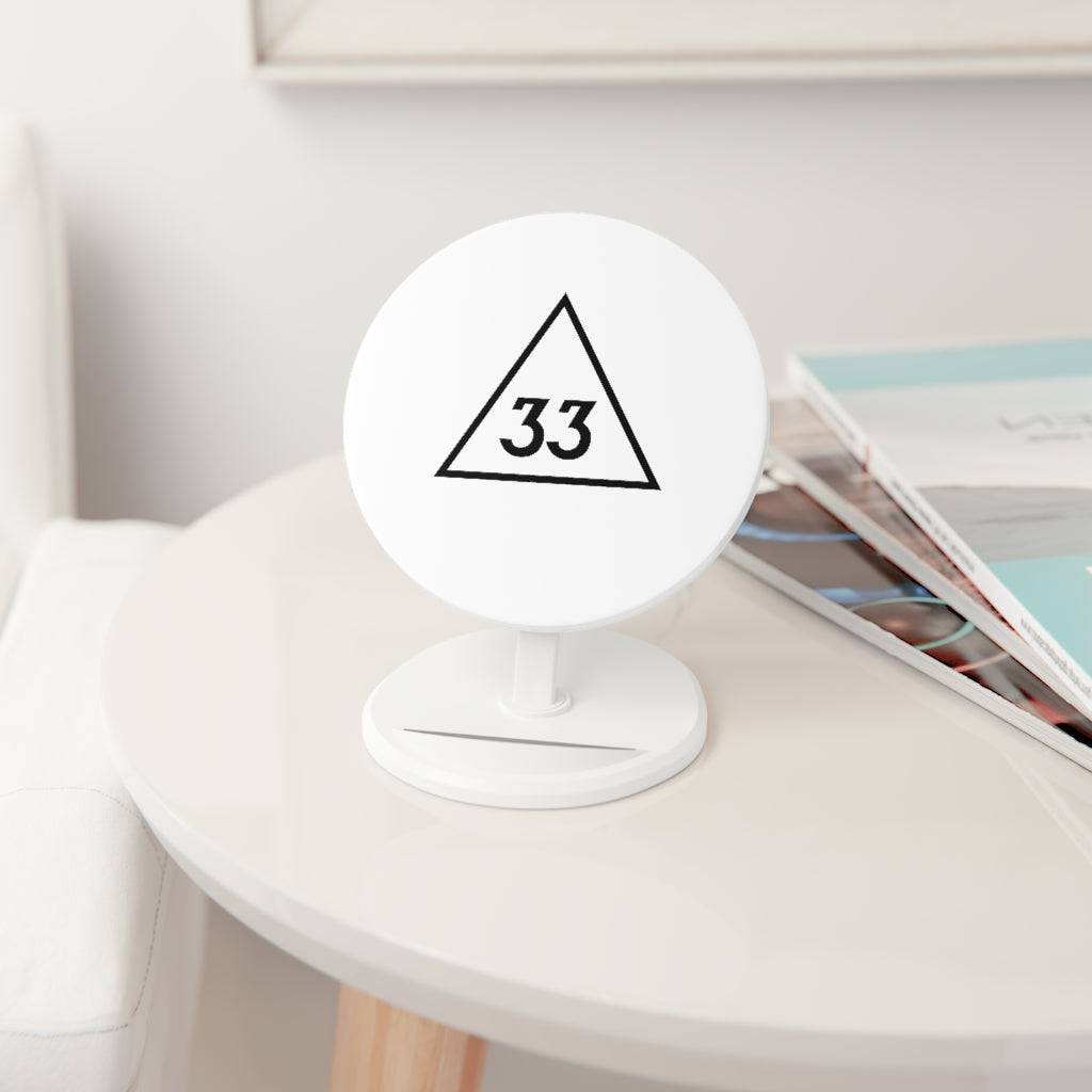 33rd Degree Scottish Rite Wireless Charger - White - Bricks Masons