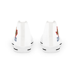 Master Mason Blue Lodge Sneaker - High Top Black & White Sole Texas Mason - Bricks Masons