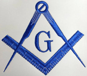 Master Mason Blue Lodge Apron - Blue Satin Square & Compass G