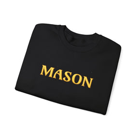 Master Mason Blue Lodge Sweatshirt - Mason S&amp;C G mit zwei Säulen