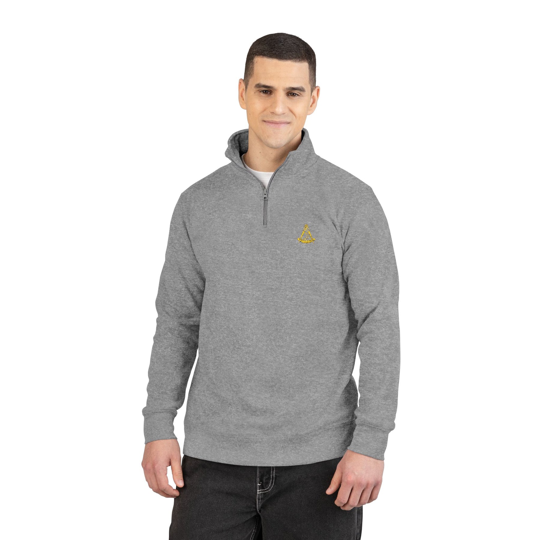 District Deputy Grand Master Blue Lodge Sweatshirt - Square Compass & Moon Embroidery