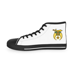 Daughters of Sphinx Sneaker - High Top Black & White - Bricks Masons
