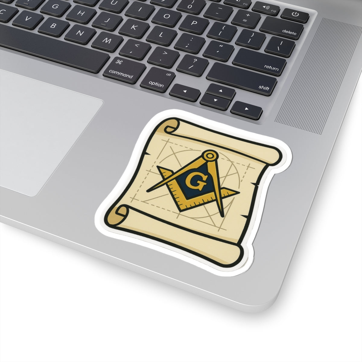 Master Mason Blue Lodge Sticker Decal - Kiss-Cut Colorful - Bricks Masons