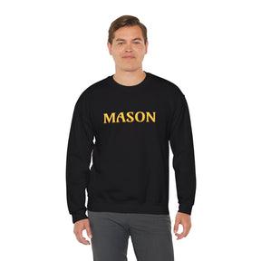 Master Mason Blue Lodge Sweatshirt - Mason S&amp;C G mit zwei Säulen