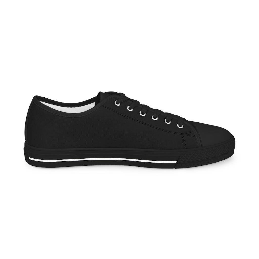 Shriners Sneaker - Low Top Black & White