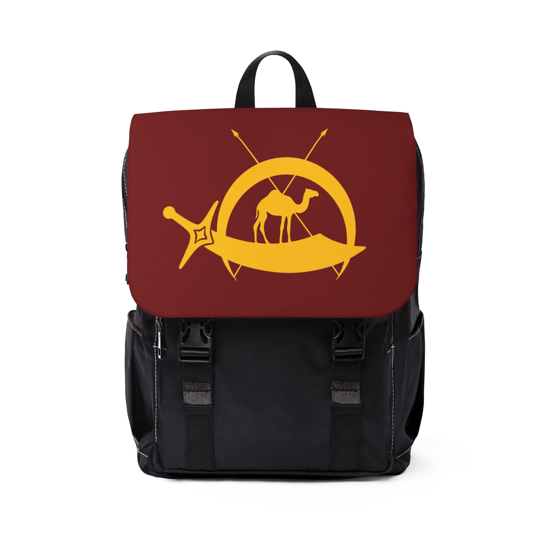 DOKO Backpack - Maroon & Yellow - Bricks Masons