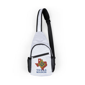 Master Mason Blue Lodge Crossbody Bag - Texas Mason With Multiple Pockets - Bricks Masons