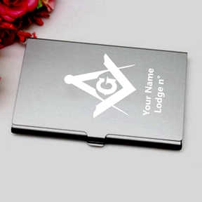 Master Mason Blue Lodge Business Card Holder - Various Colors