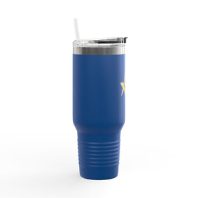 Master Mason Blue Lodge Ringneck Tumbler - Winkelmaß und Zirkel mit G