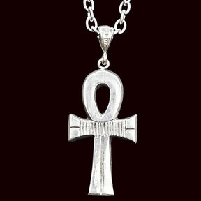 Ankh Cross of Life Pendant in Silver 5 x 2.5 cm 7 g Art 618 - Bricks Masons