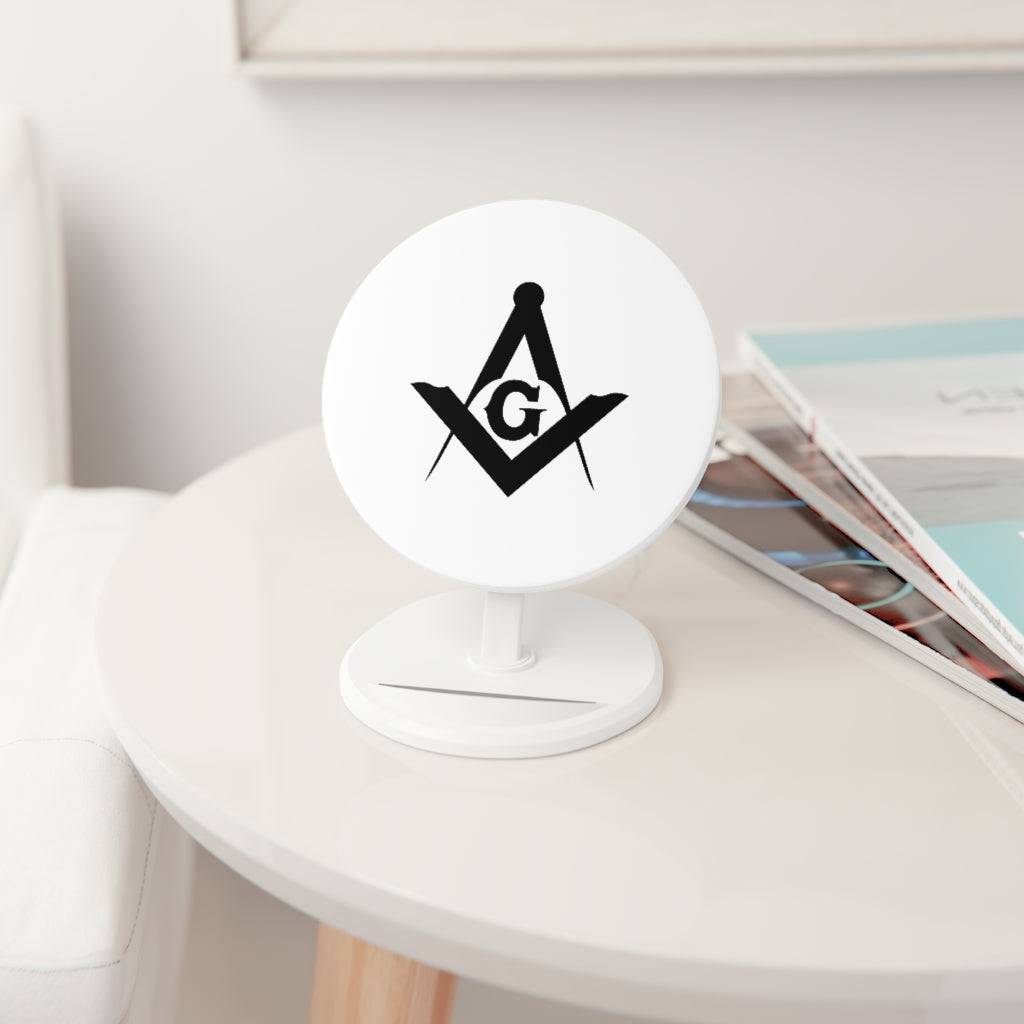 Master Mason Blue Lodge Wireless Charger - Square & Compass G