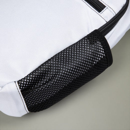 Grand Tiler of Solomon Crossbody Bag - Black & Gold Nylon With Multiple Pockets - Bricks Masons