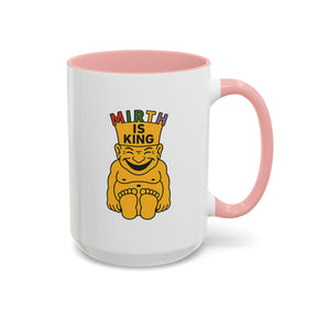 Royal Order of Jesters Mug - Mirth Is King Coffee Mug 11 & 15oz - Bricks Masons