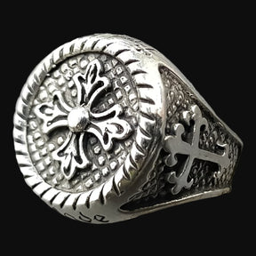 Templar Cross Ring in Silver 1.8 cm 12 g Art 733 - Bricks Masons