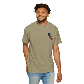 Master Mason Blue Lodge T-Shirt - Garment-Dyed California Mason - Bricks Masons