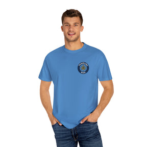 Master Mason Blue Lodge T-Shirt - Traveling Mason Garment-Dyed Tee - Bricks Masons