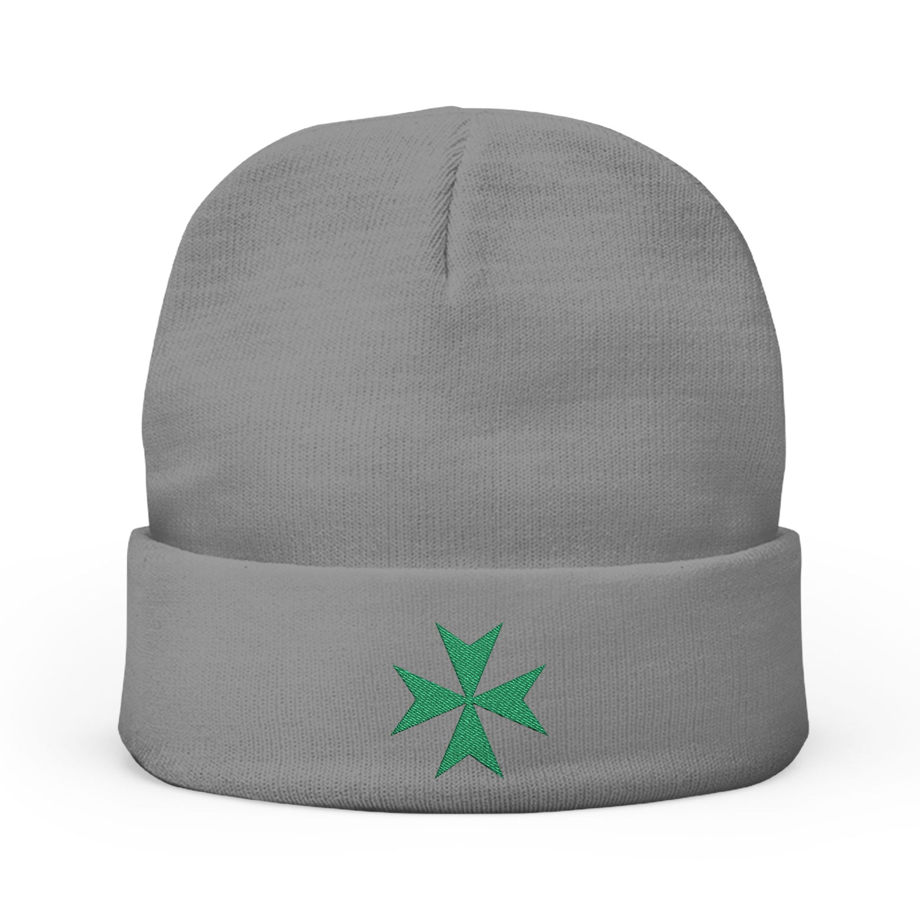 Order Of Saint Lazarus Beanie - Knit Embroidery Emblem - Bricks Masons