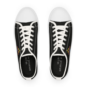 National Sojourners Sneaker - Low Top Sneaker Black & White - Bricks Masons