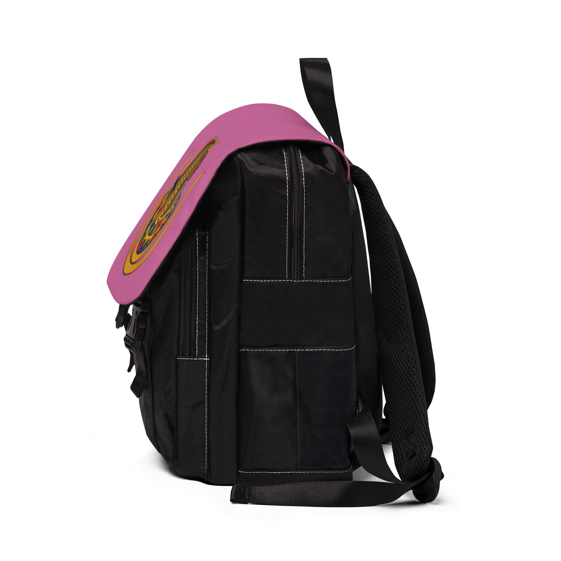 DOI Backpack - Pink With Multiple Compartments - Bricks Masons