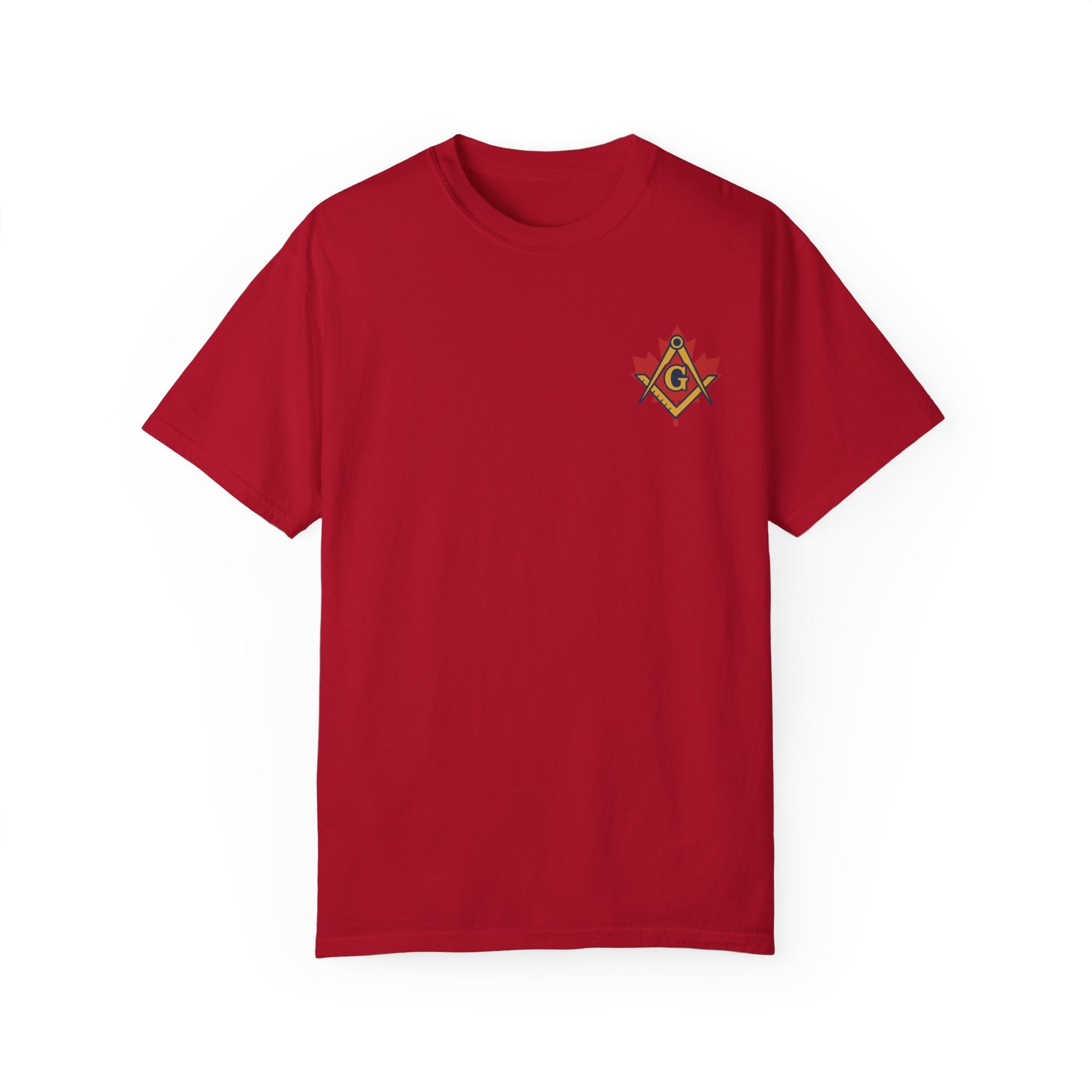 Master Mason Blue Lodge Canada Jurisdiction T-Shirt - Canada Mason Square & Compass G - Bricks Masons