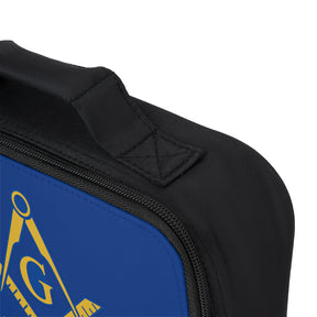 International Masons Lunch Bag - Blue & Gold Fully Insulated - Bricks Masons