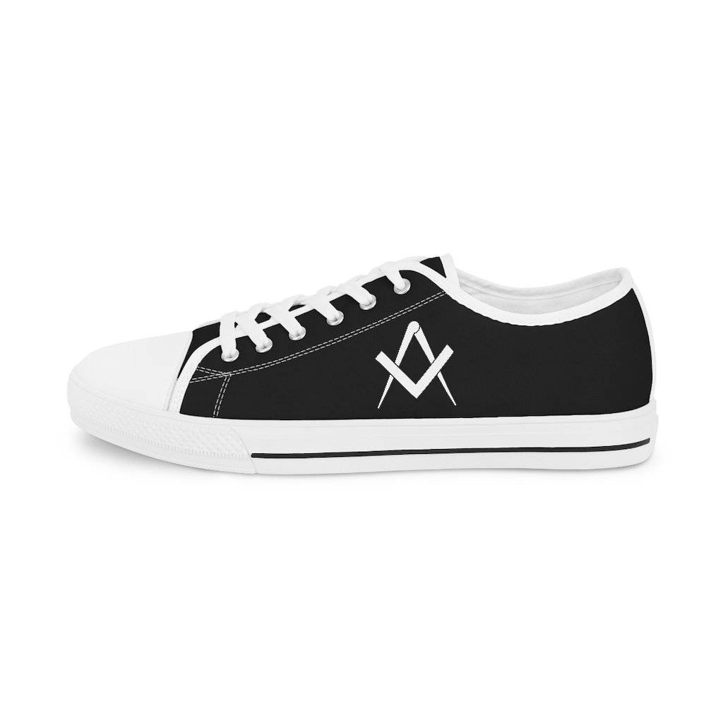 Master Mason Blue Lodge Sneaker - Low-Top Square & Compass