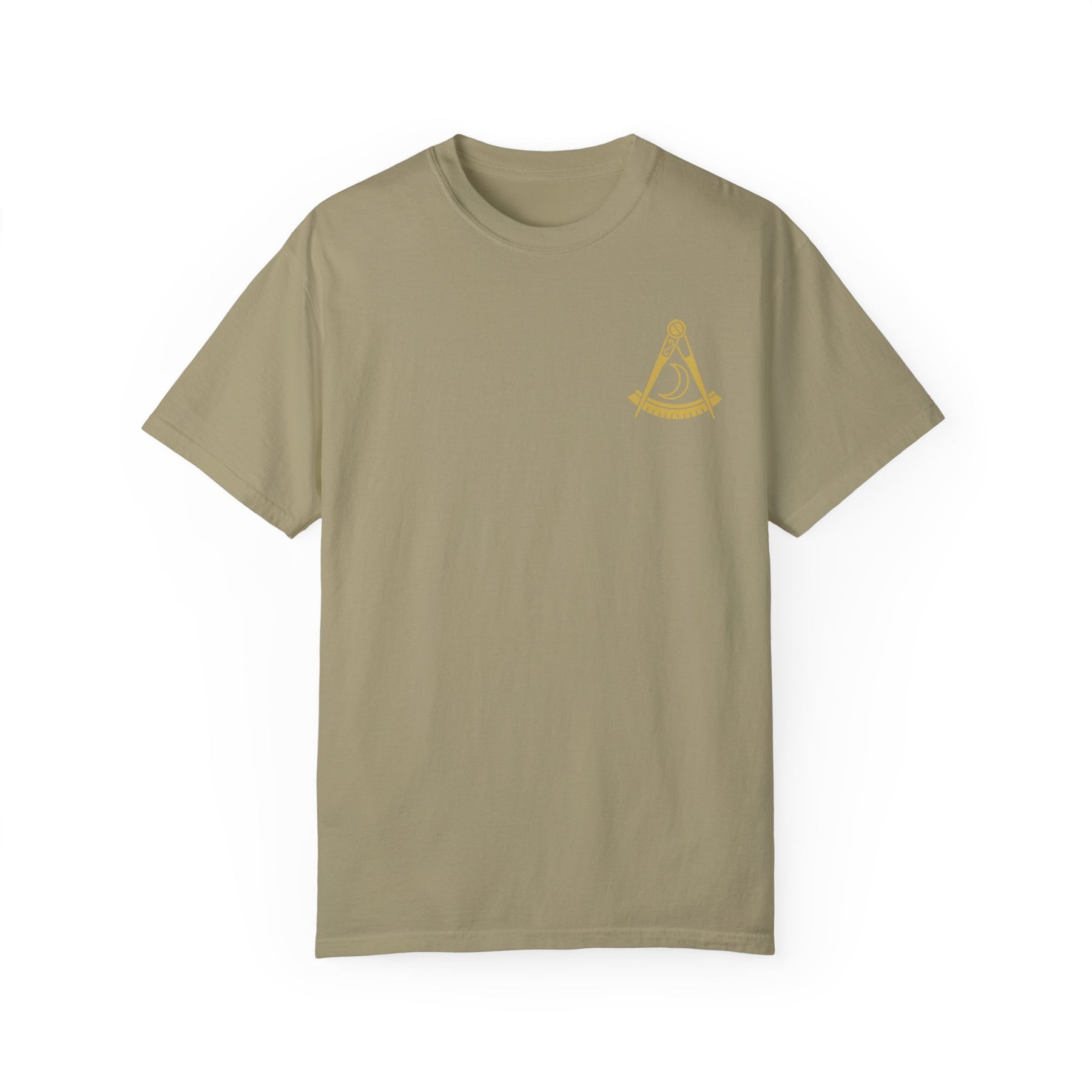 District Deputy Grand Master Blue Lodge T-Shirt - Garment-Dyed Tee - Bricks Masons