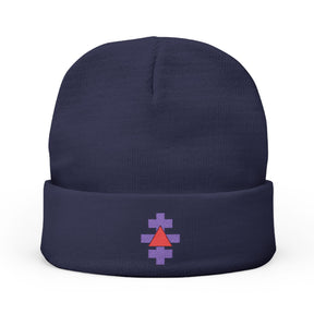 Knight Templar Priests Beanie - Knit Embroidery Emblem - Bricks Masons