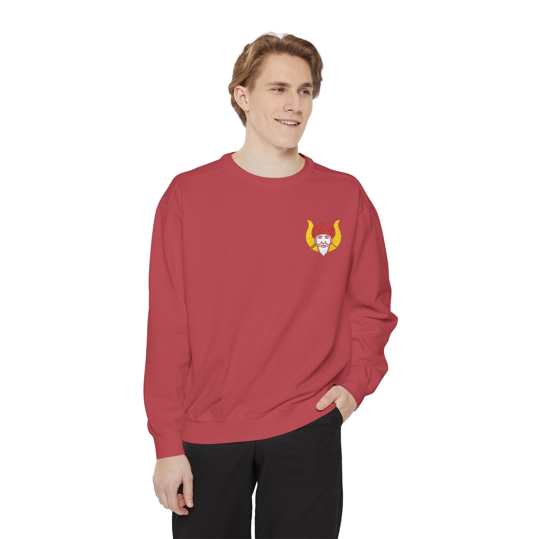 Grotto Sweatshirt - Embroidered Chest Emblem - Bricks Masons