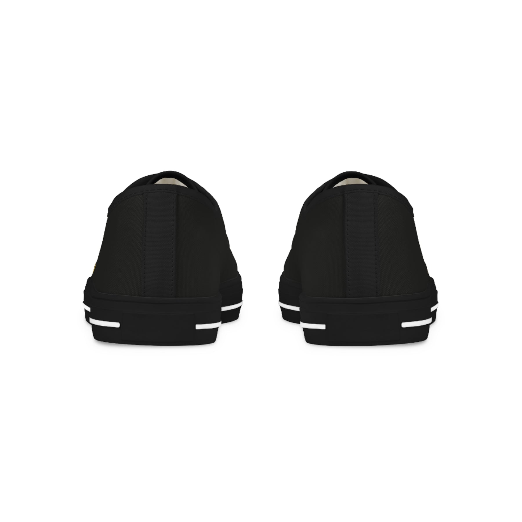 District Deputy Grand Master Blue Lodge Sneaker - Low Top Sneaker Black & White Gold Emblem - Bricks Masons