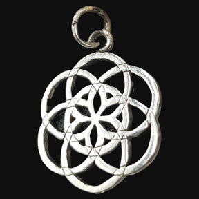 Seed of Life Pendant, Kabbalah Silver, 2.5g, 2cm, Art. 926 - Bricks Masons