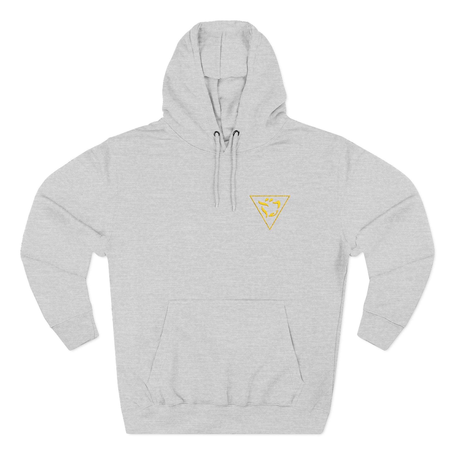 Grand Tiler of Solomon Hoodie - Three-Panel Fleece Front Embroidered Crest - Bricks Masons