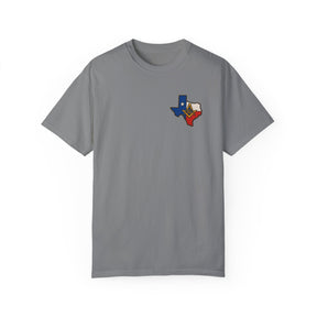 Master Mason Blue Lodge T-Shirt - Garment-Dyed Texas Mason - Bricks Masons