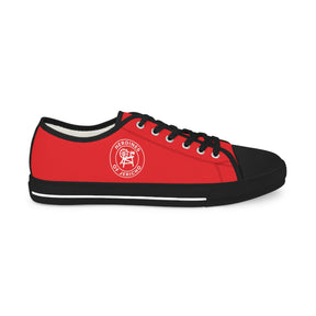 Heroines of Jericho Sneaker - Low Top Sneaker Black & White White Emblem - Bricks Masons