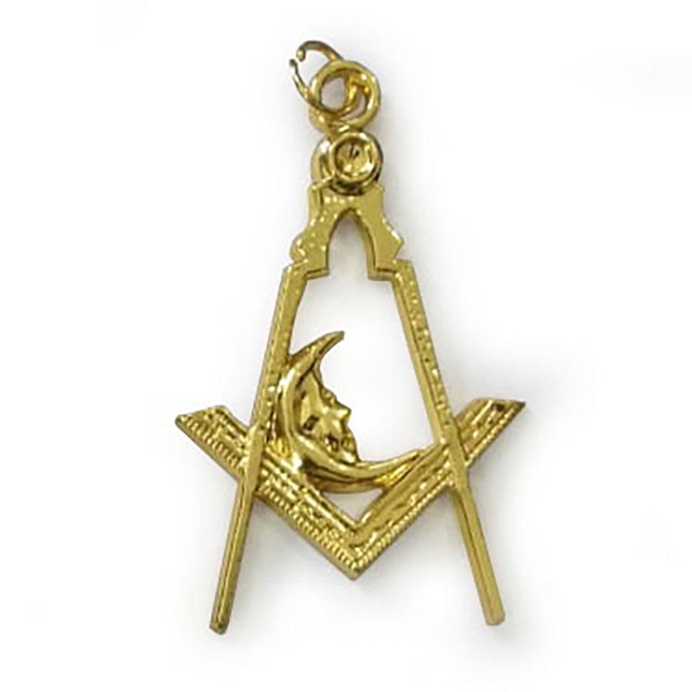 Junior Deacon Blue Lodge Officer Collar Jewel - Gold Metal