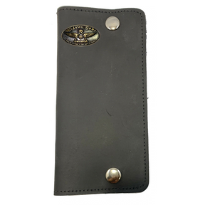 Widows Sons Wallet - Long Black Color with Chain - Bricks Masons