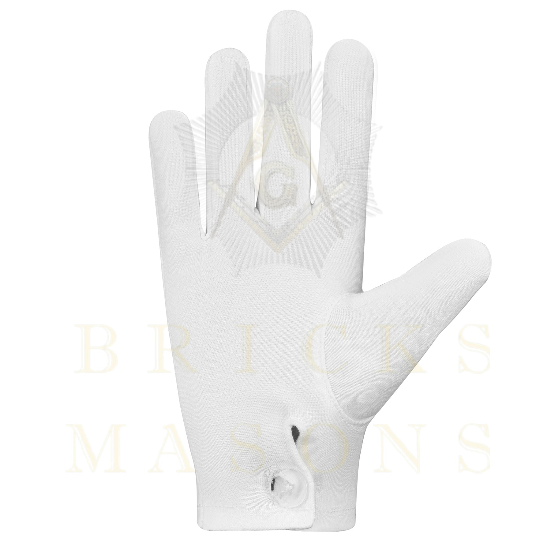 Grand LOCOP Gloves - White Cotton - Bricks Masons