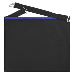 Master Mason Blue Lodge Apron - Royal Blue Square & Compass With G