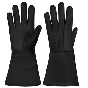 Universal Gauntlet - Black Leather Various Sizes - Bricks Masons
