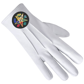 OES Glove - Black Patch With Colorful Star - Bricks Masons