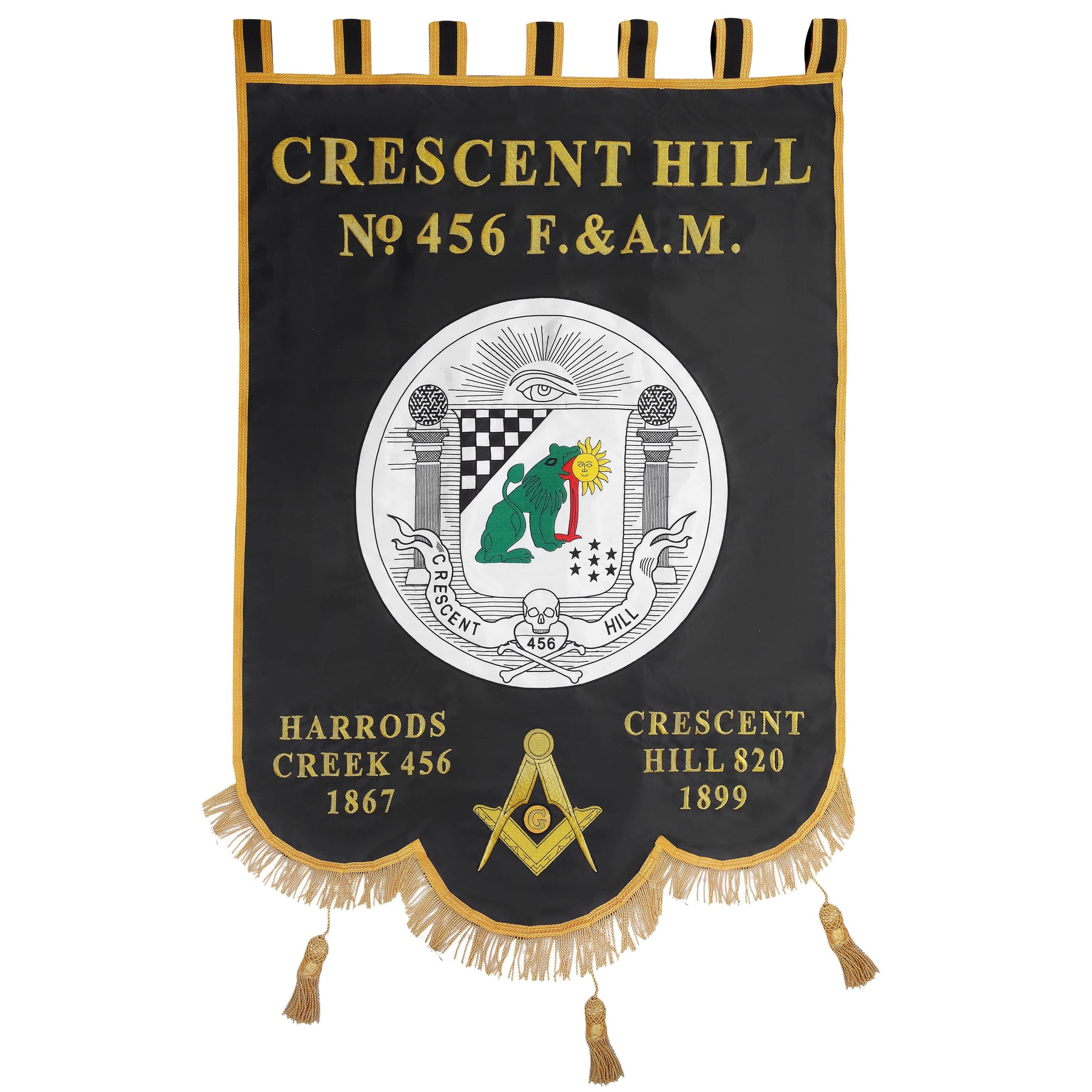 Custom Masonic Banner - Handmade Embroidery Expose