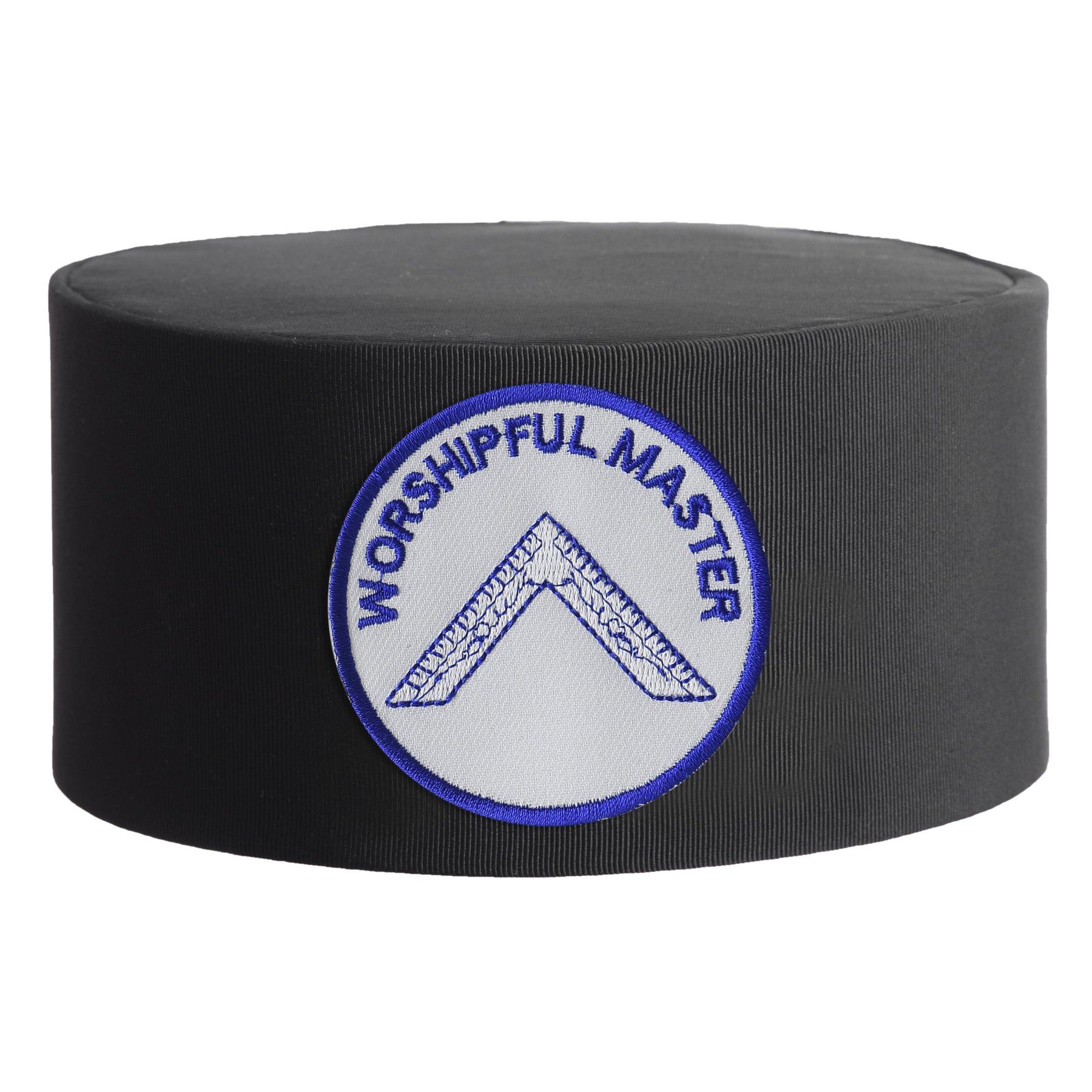 Worshipful Master Blue Lodge Crown Cap - White & Blue - Bricks Masons