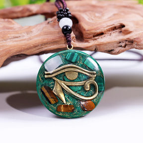 Ancient Egypt Necklace - The Eye Of Horus - Bricks Masons