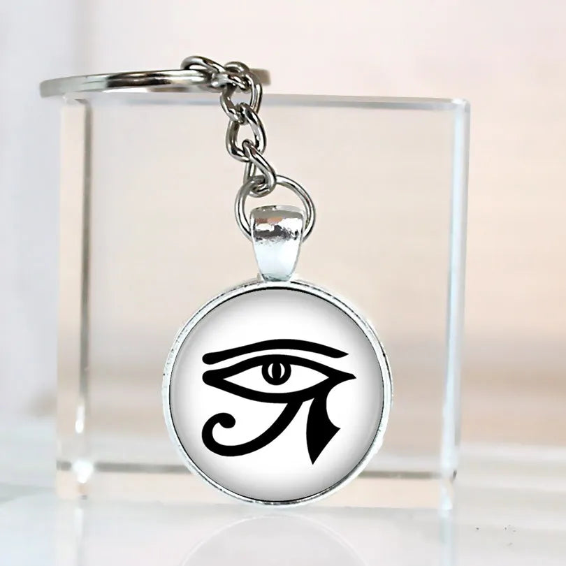 Ancient Egypt Keychain - Eye of Horus Stainless Steel